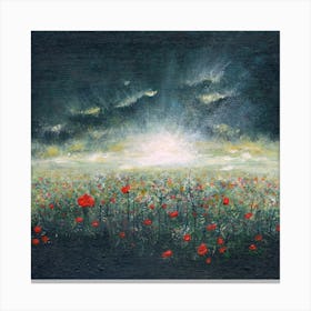 Poppy field Canvas Print