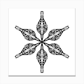 Snowflake 36 Canvas Print