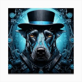 Steampunk Dog 3 Canvas Print