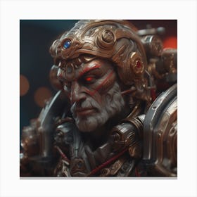 OLD WARRIOR  Canvas Print