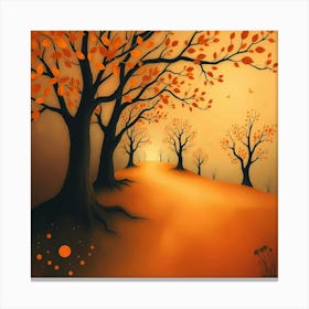 Autumn Trees 8 Canvas Print