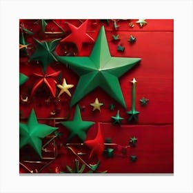 Christmas Stars Canvas Print