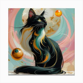 Black Cat 1 Canvas Print