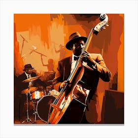 Jazz Musician 35 Canvas Print