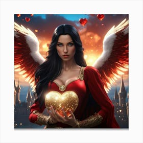 Angel of destiny Canvas Print