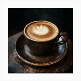 Coffee Latte Canvas Print