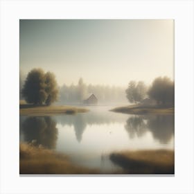 Misty Morning 6 Canvas Print