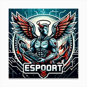 Esport Logo Canvas Print