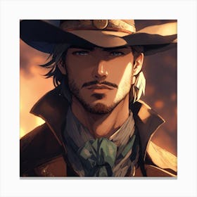 Cowboy Canvas Print