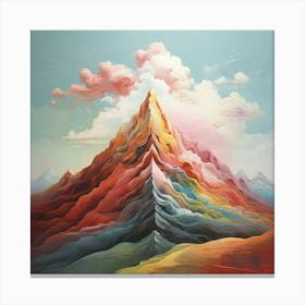 Mountain In The Sky Canvas Print