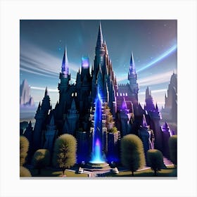 Castle In The Sky 4 Canvas Print