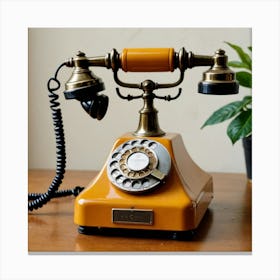 Vintage Telephone 1 Canvas Print