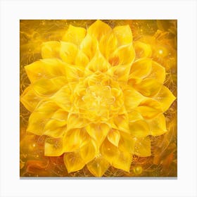 Solar Plexus Chakra (Manipura) Canvas Print