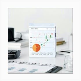 A Professional Business Setting Coming To Life Through A Definitive Graph The Subject Itself Is A C (5) Canvas Print