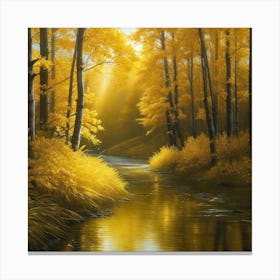 Golden Autumn Canvas Print