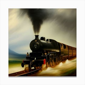 Steam Train Canvas Print