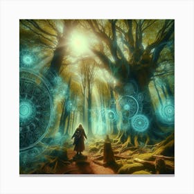 Shamanic Forest 1 Canvas Print