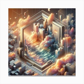 Cityscape 1 Canvas Print