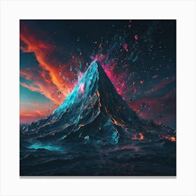 Ice Mountain Canvas Print