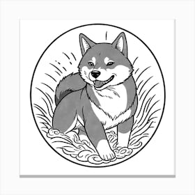 Shiba Inu 73 Canvas Print