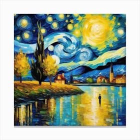 Starry Night 3 Canvas Print