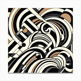 Imperfectionist Abstract Illusion Canvas Print