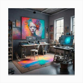 Artist'S Studio Canvas Print