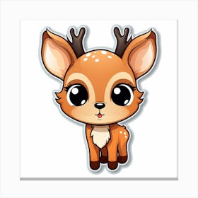 Cute Deer 1 Canvas Print