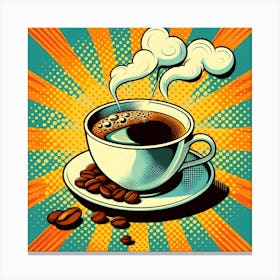 Pop Coffee 2 Canvas Print