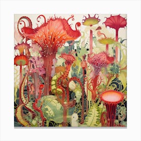 Carnivorous Plants Garden Canvas Print