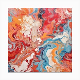 Colorful Marble Canvas Print