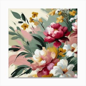 Flowers Painting Canvas Print