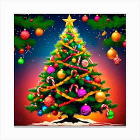 Christmas Tree Canvas Print