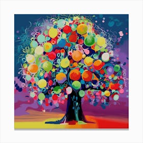 Colorful Tree Canvas Print