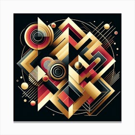 Kinectic Geometry Art Canvas Print