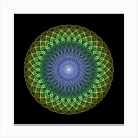 Orbis Iteratio Viridis - #4 Canvas Print