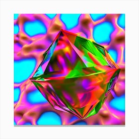 Fractal Diamond Canvas Print