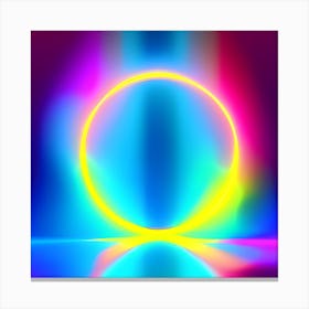 Neon Ring Canvas Print