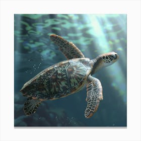 Sea Turtle 2 Canvas Print