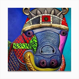 Hippo 1 Canvas Print