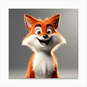 The red fox Canvas Print