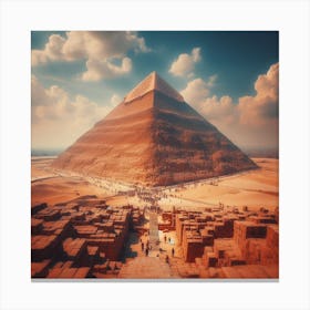 Great Pyramid Of Giza Canvas Print