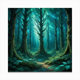 Dark Forest 121 Canvas Print