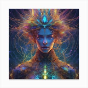 Psychedelic Woman 5 Canvas Print