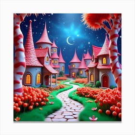 Fairytale Village Canvas Print