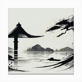 Asian Painting 2 Canvas Print