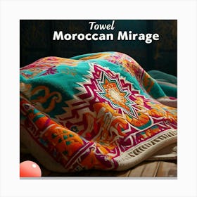 Towel design Moroccan mirage Canvas Print