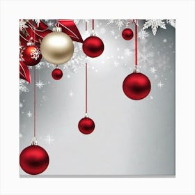 Christmas Background 21 Canvas Print