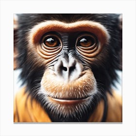 Chimpanzee Portrait Canvas Print