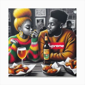 Supreme Wings 2 Canvas Print